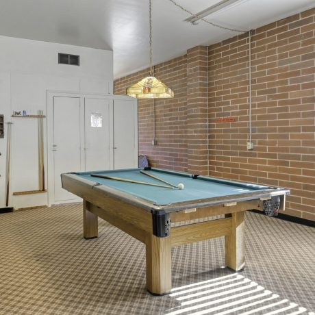 Billiards room in Western Plaza