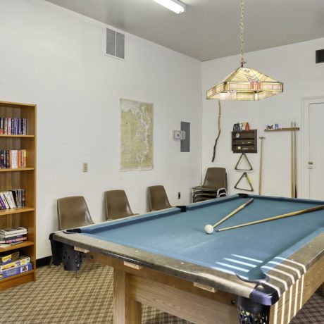 Billiards room in Western Plaza